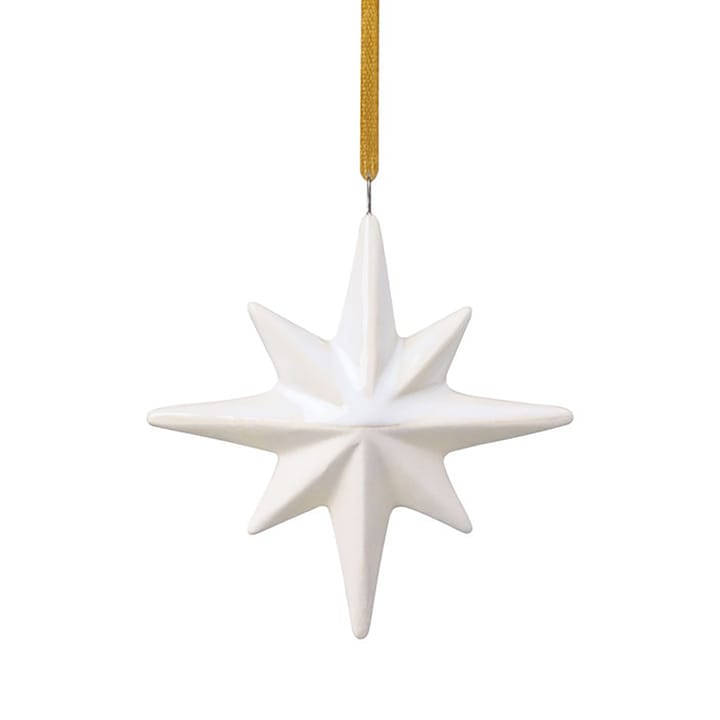 Winter Glow Christmas tree bauble star - Λευκό-μπεζ - Villeroy & Boch