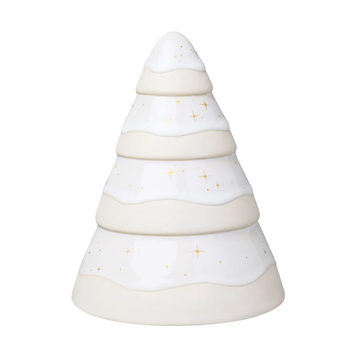 Winter Glow decoration Christmas tree 14 εκ, Λευκό-μπεζ Villeroy & Boch