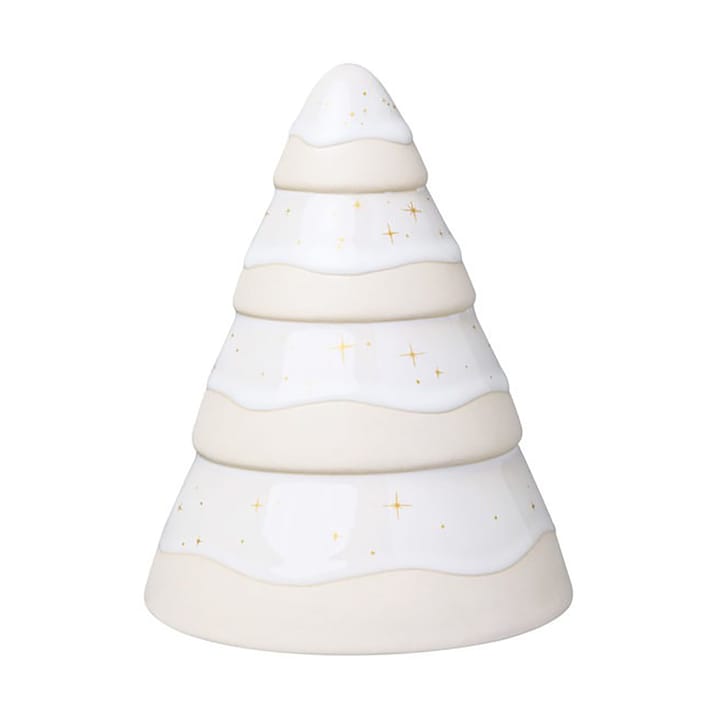 Winter Glow decoration Christmas tree 14 εκ - Λευκό-μπεζ - Villeroy & Boch