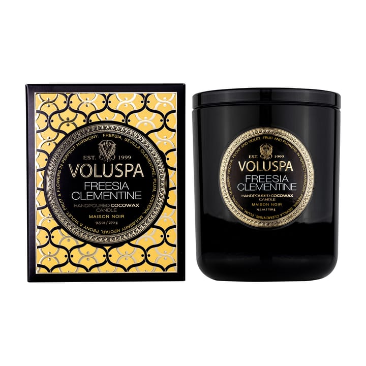 Classic Maison Noir αρωματικό κερί 60 ώρες - Φρέζια και Κλη�μεντίνη - Voluspa