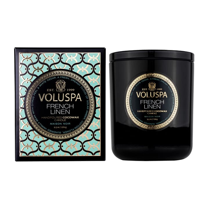 Classic Maison Noir αρωματικό κερί 60 ώρες - Γαλλικό Λινό - Voluspa