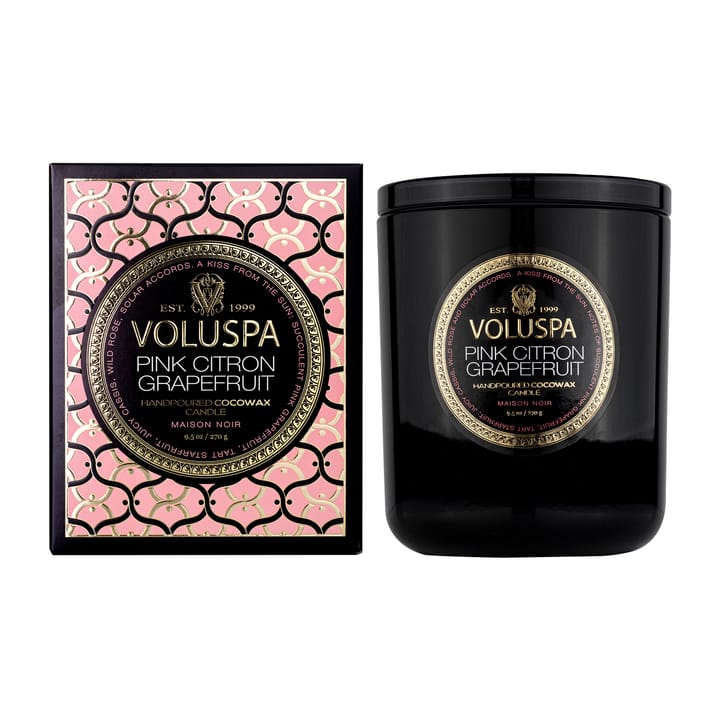 Classic Maison Noir αρωματικό κερί 60 ώρες - Ροζ Κίτρο Γκρέιπφρουτ - Voluspa