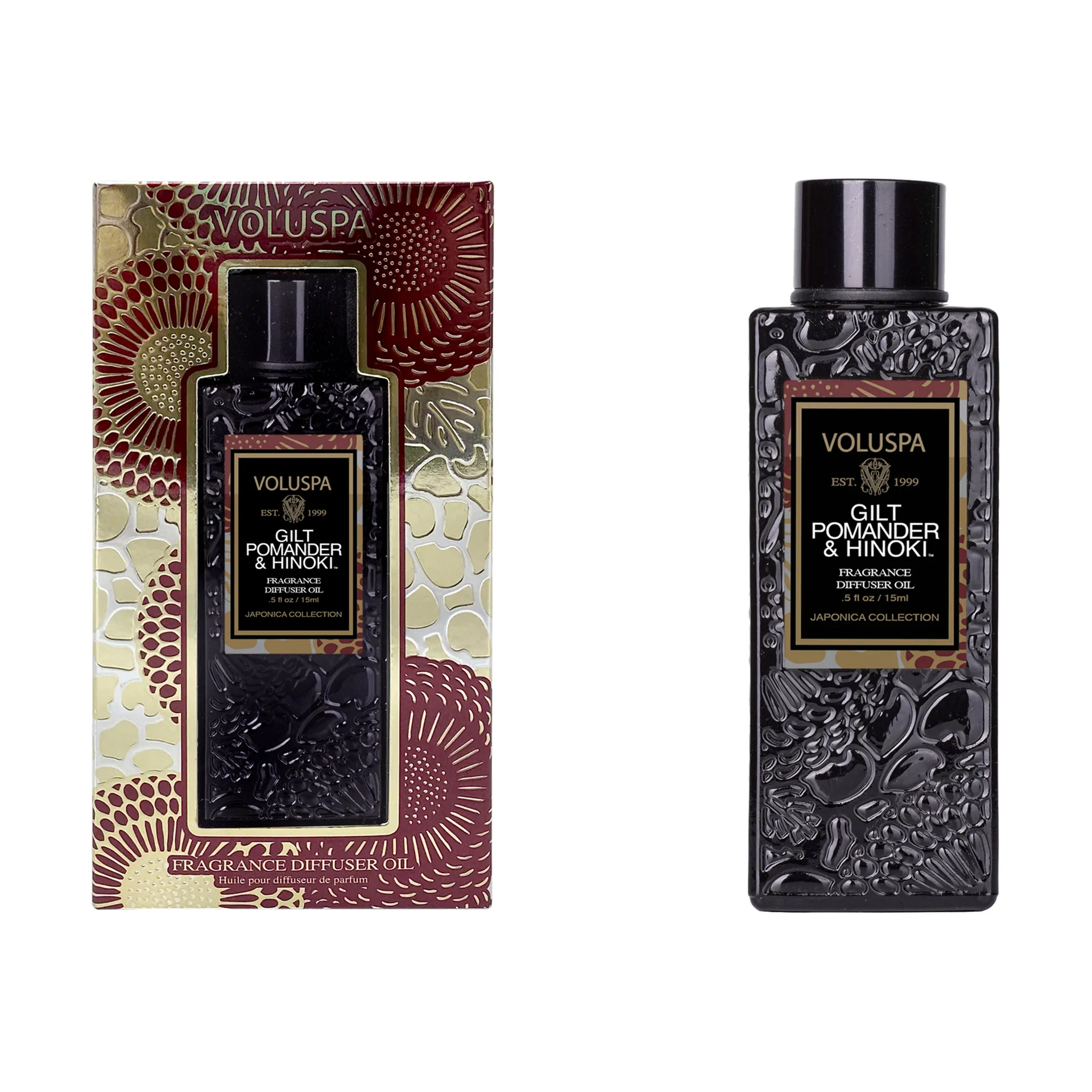 Αιθέριο έλαιο Gilt Pomander & Hinoki, 15 ml Voluspa