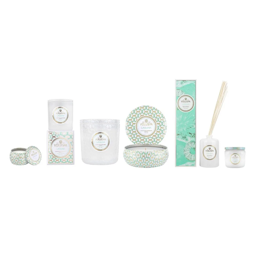 Maison Blanc 3-wick Tin αρωματικό κερί 40 ώρες, Laguna Voluspa