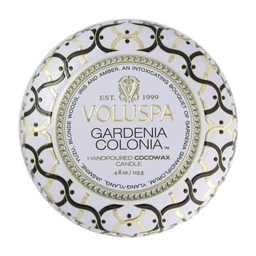 Maison Blanc Mini Tin αρωματικό κερί 25 ώρες - Gardenia Colonia - Voluspa