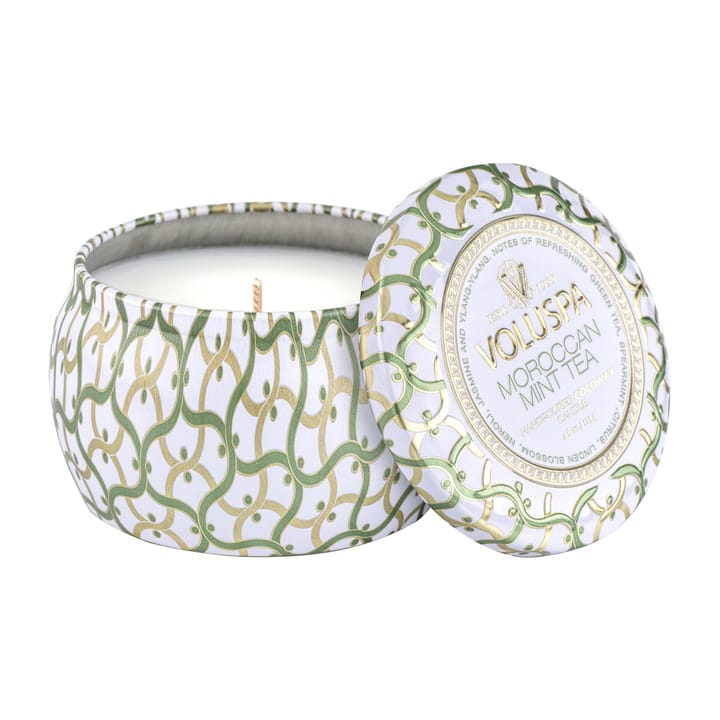 Maison Blanc Mini Tin αρωματικό κερί 25 ώρες - Moroccan Mint Tea - Voluspa