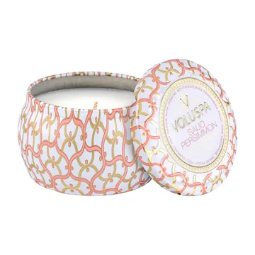 Maison Blanc Mini Tin αρωματικό κερί 25 ώρες - Saijo Persimmon - Voluspa