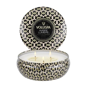 Maison Noir 3-wick Tin αρωματικό 40 ώρες - Ambre Lumiere - Voluspa