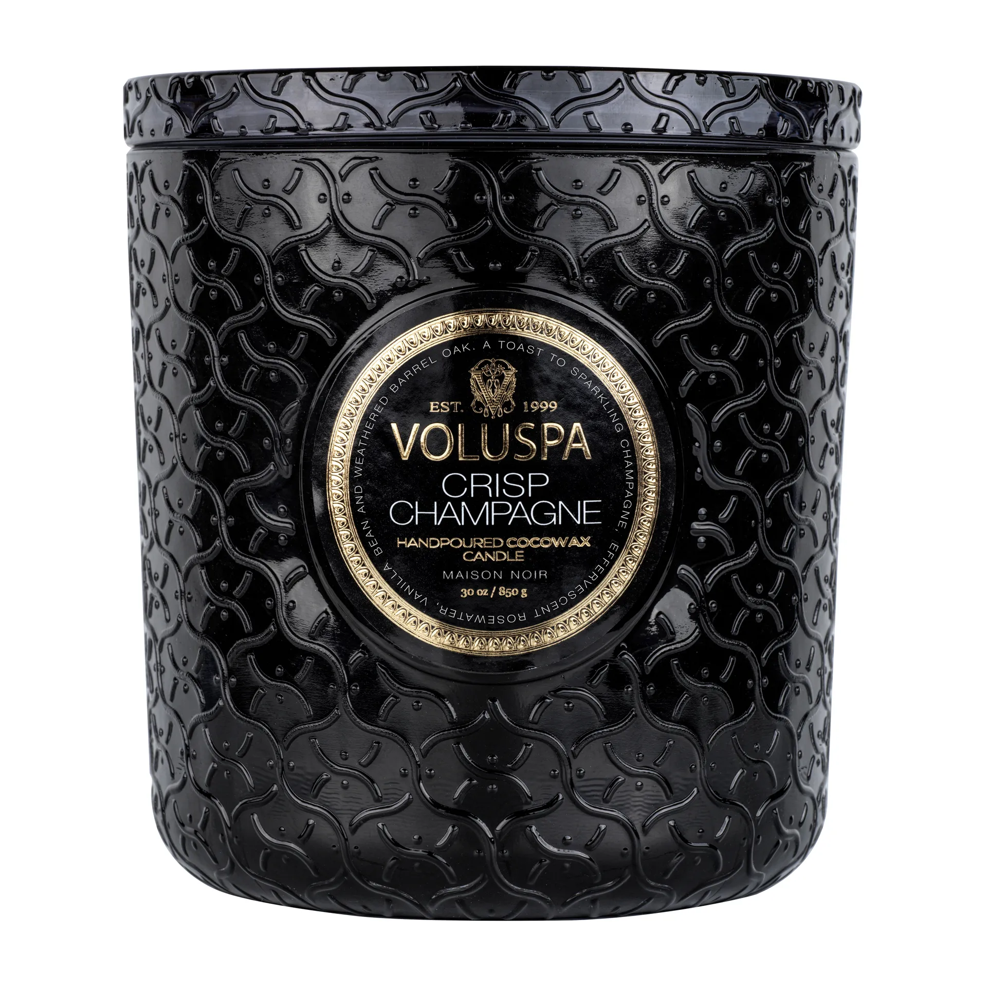 Maison Noir Luxe αρωματικό 80 ώρες, Crisp Champagne Voluspa