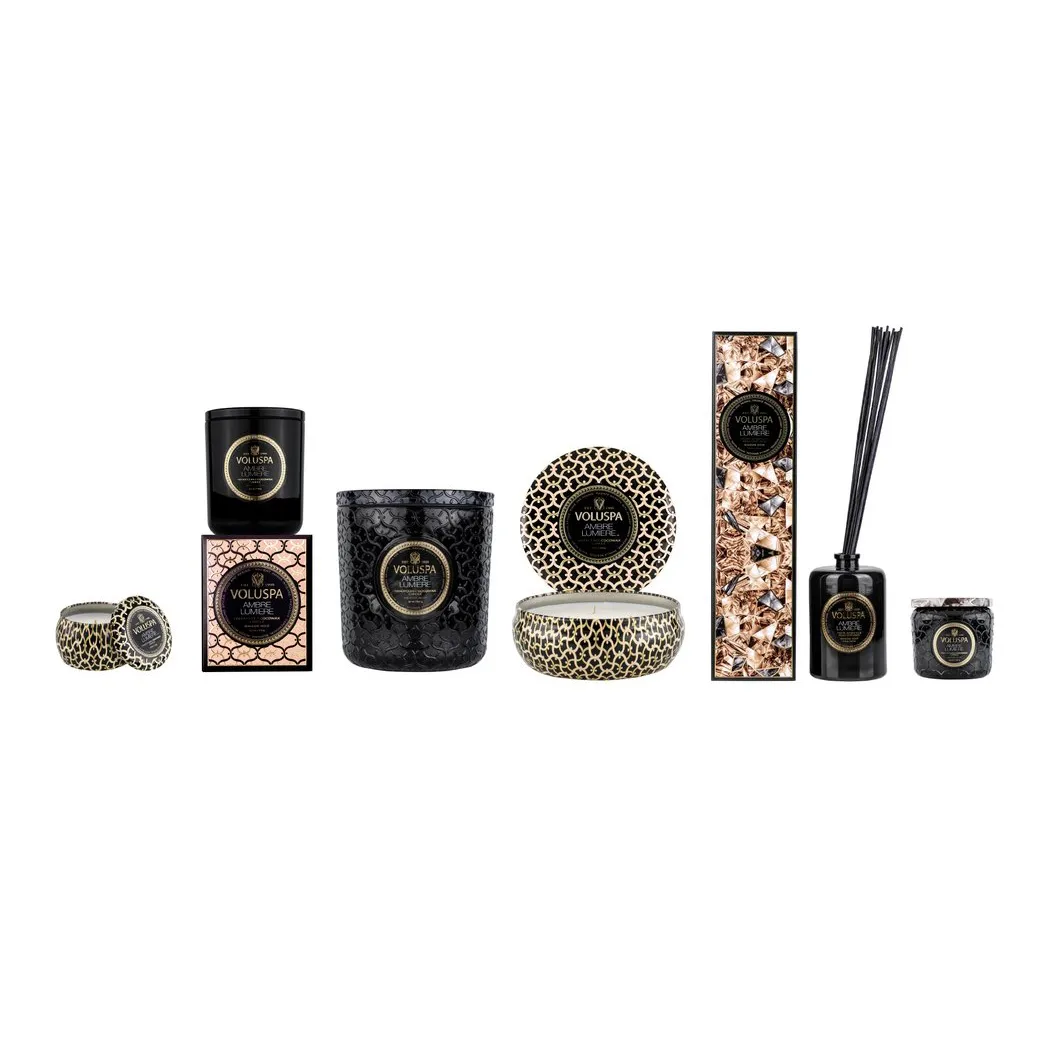 Maison Noir Mini Tin αρωματικό 25 ώρες, Ambre Lumiere Voluspa