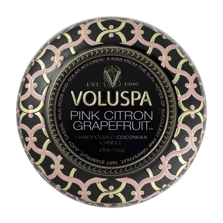Maison Noir Mini Tin αρωματικό 25 ώρες - Ροζ Κίτρο Γκρέιπφρουτ - Voluspa