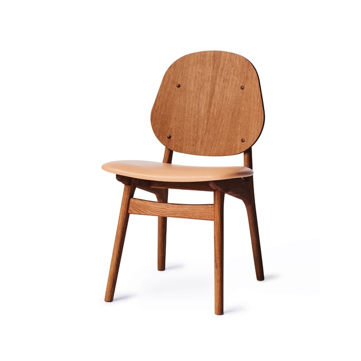 Καρέκλα με ψηλή πλάτη - Φυσικό-πόδια από δρυ με λάδι τικ - Warm Nordic