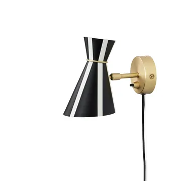 Φωτιστικό τοίχου Bloom - Black noir/warm white-stripe - Warm Nordic