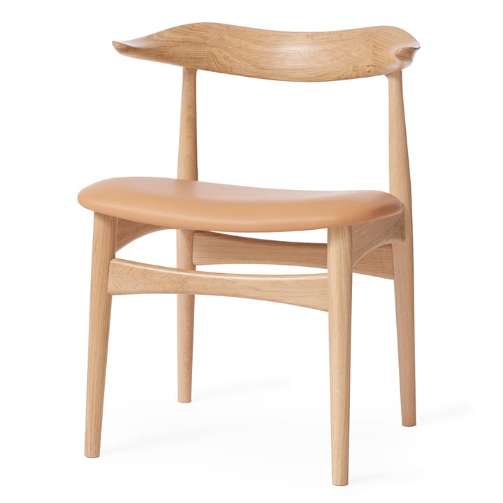 Καρέκλα από δρυ, Cow Horn - Φυσικό, Soavé - Warm Nordic