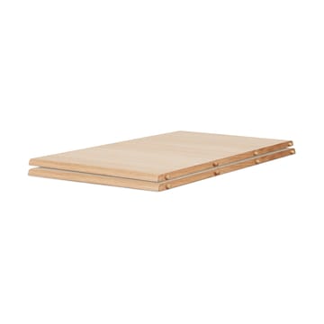 Evermore Τραπεζαρία με 2 επεκτάσεις 45 εκ. η κάθε μία - Natural oak, 160 cm - Warm Nordic