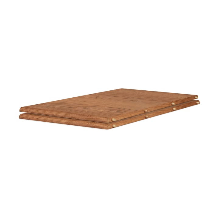 Evermore Τραπεζαρία με 2 επεκτάσεις 45 εκ. η κάθε μία, Teak oiled oak, 160 cm Warm Nordic