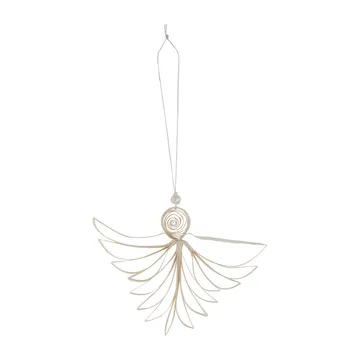 Αγγελάκι διακόσμησης για τα Χριστούγεννα διάμετρου 10 εκ - Natural - Watt & Veke