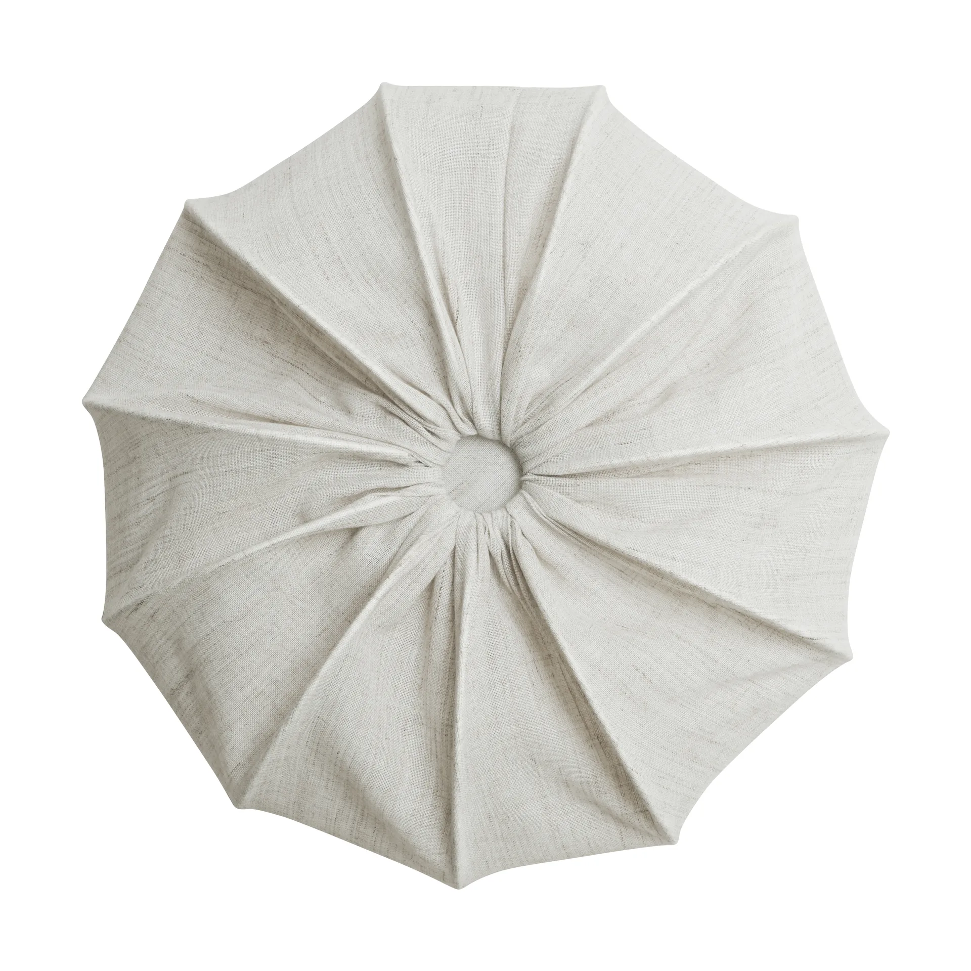 Πλαφονιέρα Anna από λινό, διάμετρου 40 εκατοστών, Φυσικός Watt & Veke