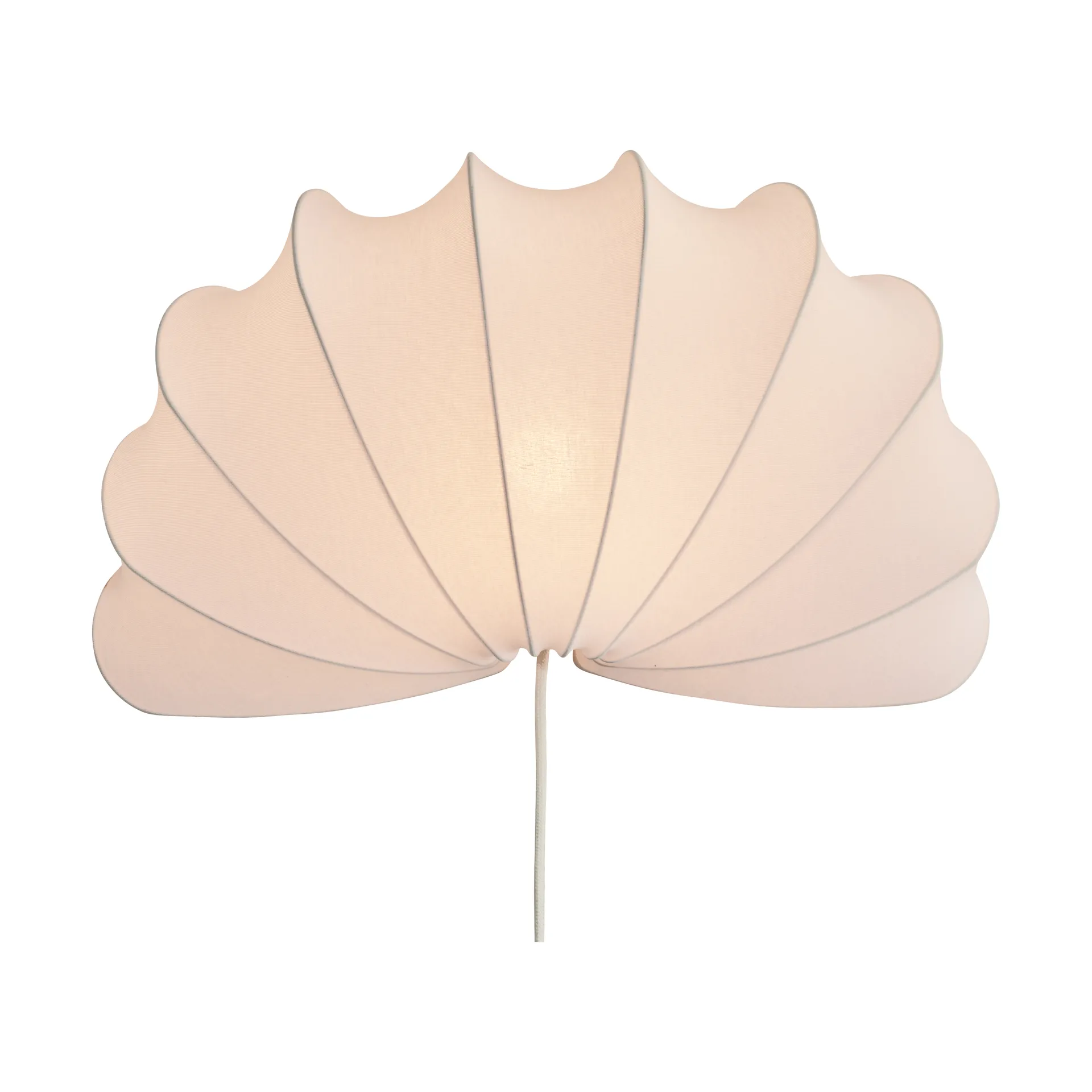 Anna φωτιστικό τοίχου L 54 cm, Λευκό βαμβάκι Watt & Veke