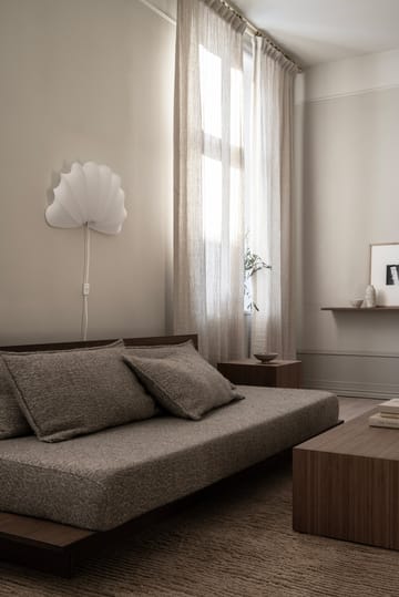 Anna φωτιστικό τοίχου L 54 cm - Λευκό βαμβάκι - Watt & Veke