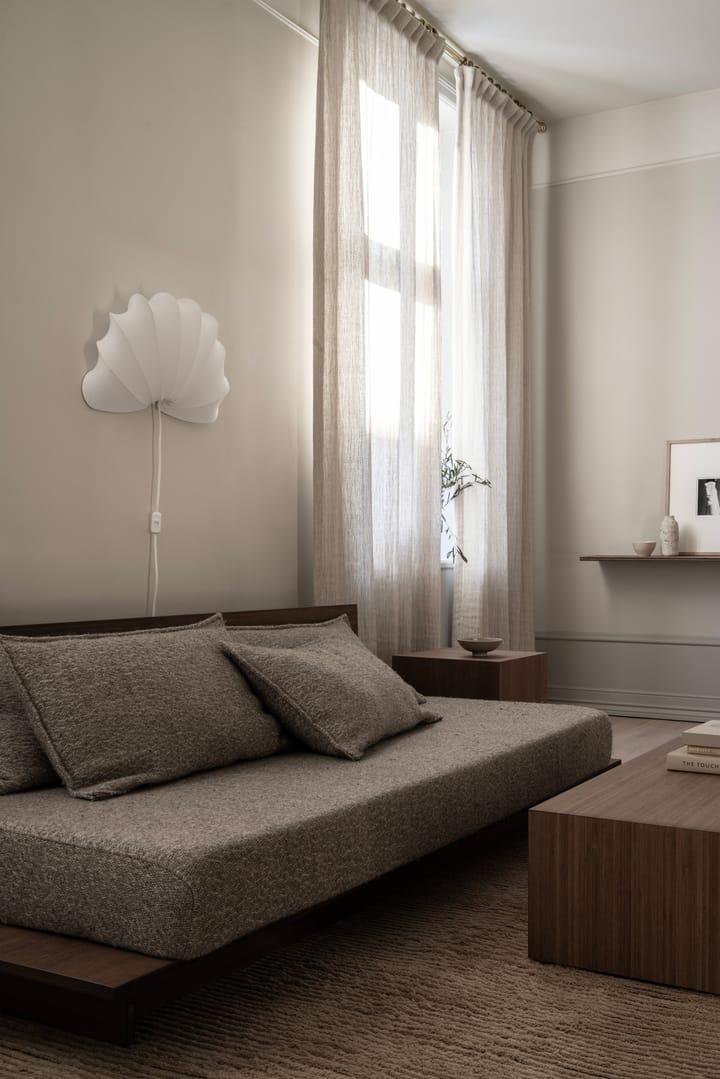 Anna φωτιστικό τοίχου L 54 cm, Λευκό �βαμβάκι Watt & Veke