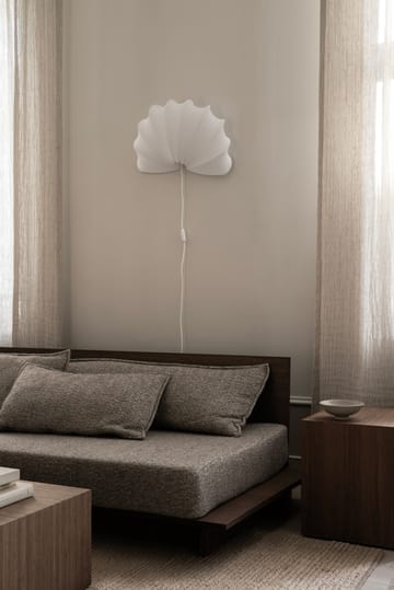 Anna φωτιστικό τοίχου L 54 cm - Λευκό βαμβάκι - Watt & Veke