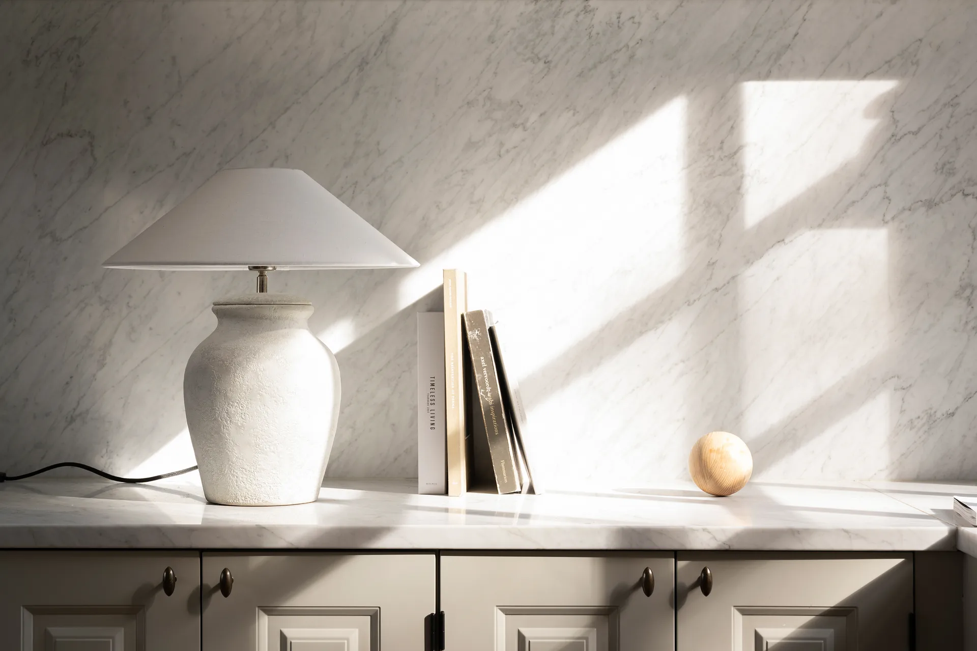 Βάση λάμπας Berit 38 εκ, Light grey Watt & Veke