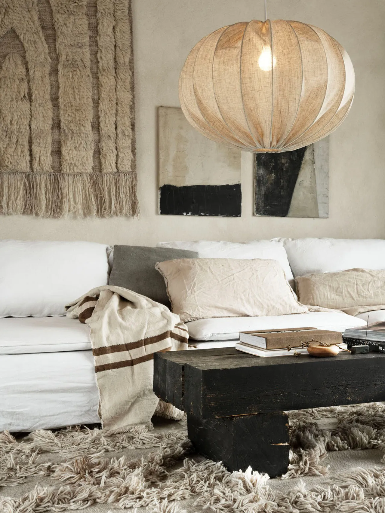 Boll 65 linen αμπαζούρ, Natural Watt & Veke