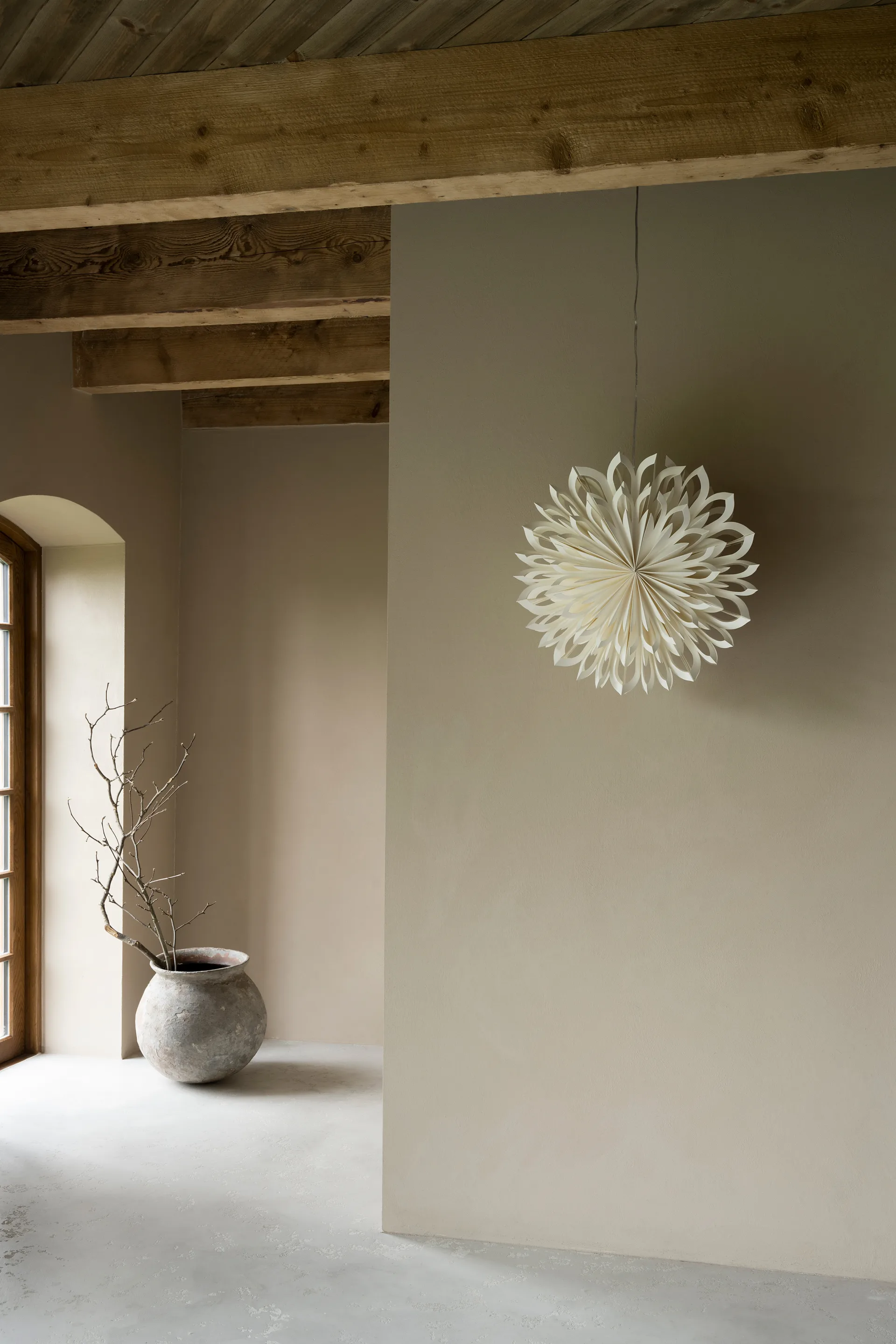 Clara Χριστουγέννων αστέρι Ø50 cm, Λευκό Watt & Veke