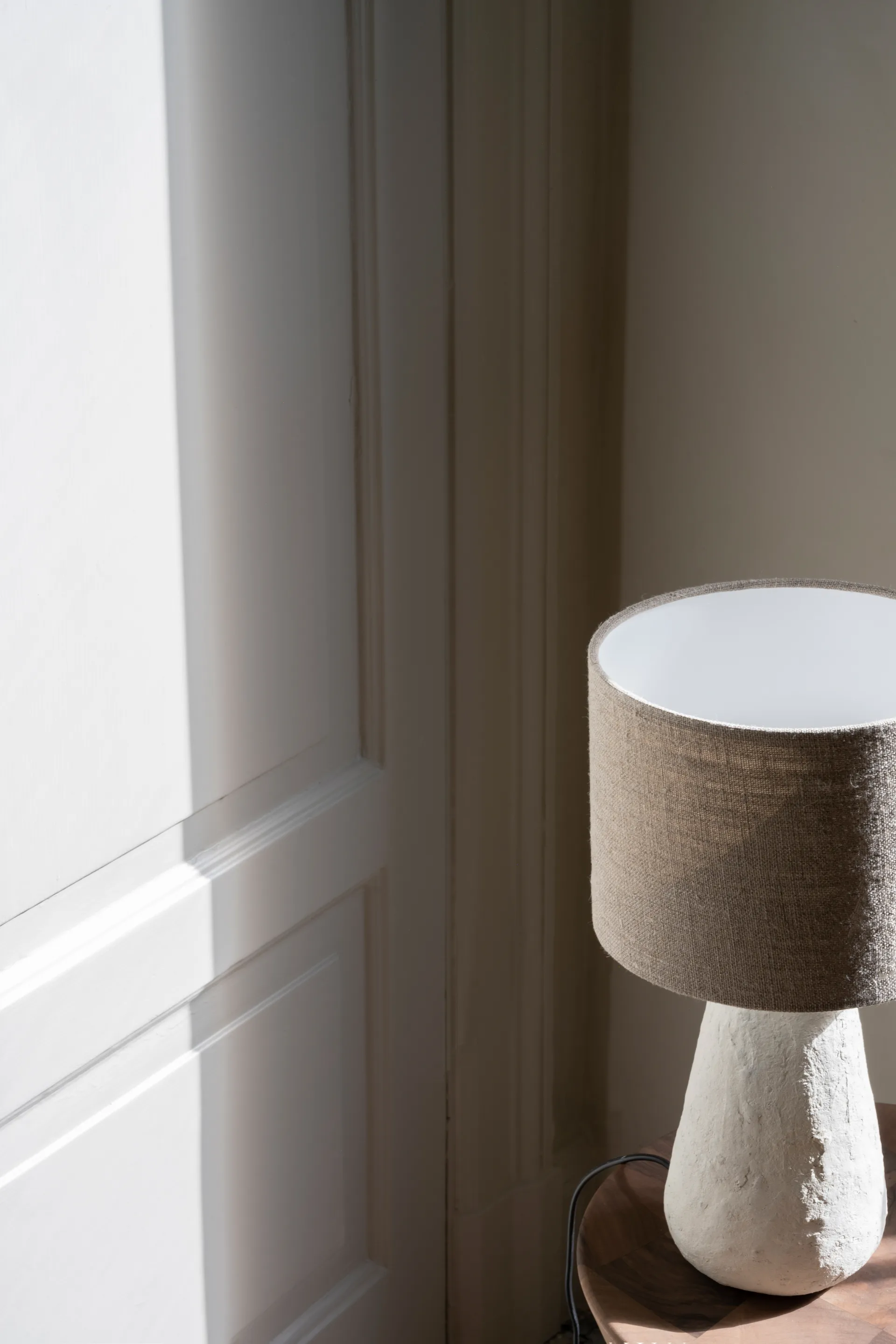 Επιτραπέζιο φωτιστικό Cora 35 cm, White-nature Watt & Veke