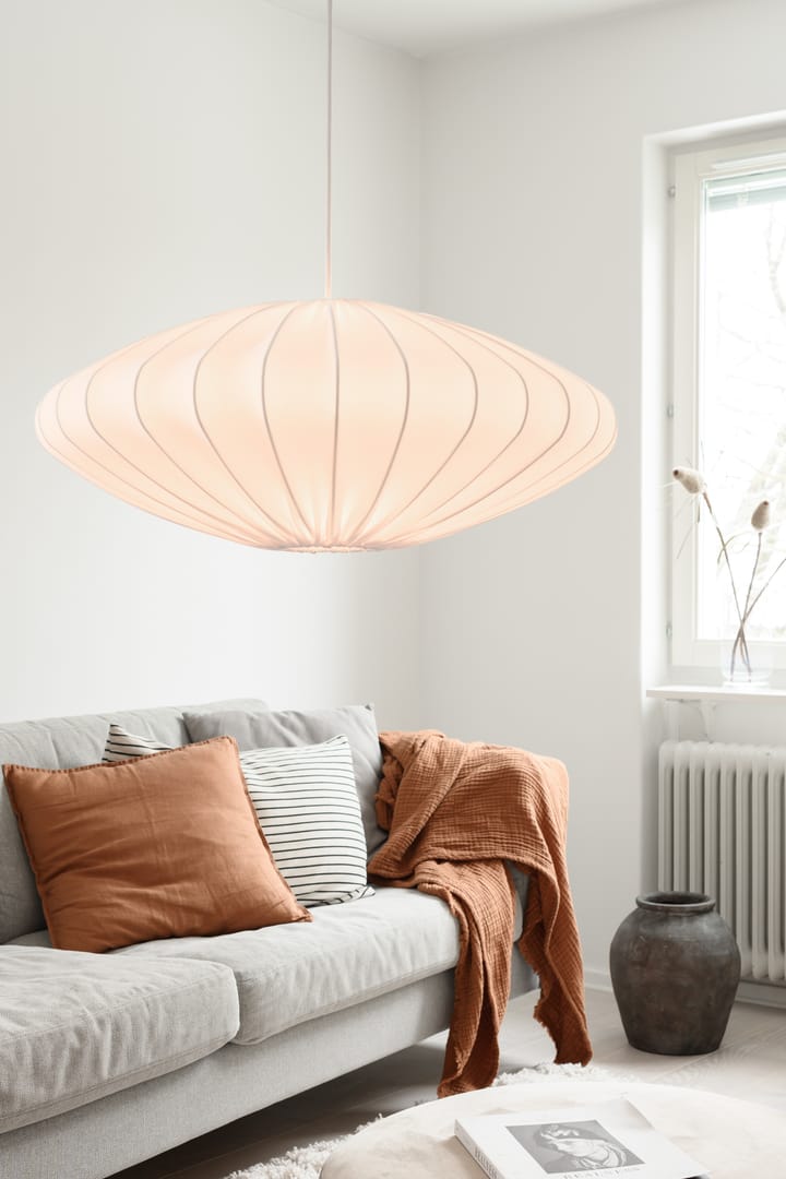 Ellipse αμπαζούρ 65 cm λινό, Λευκό Watt & Veke