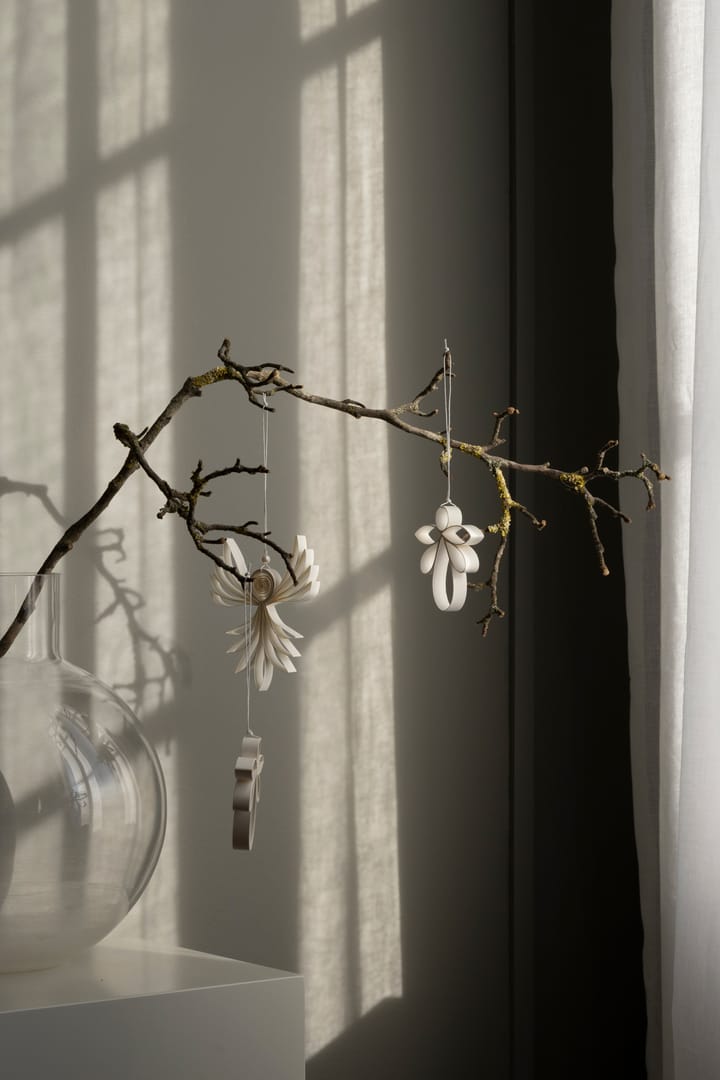 Engla διακοσμητικό Χριστουγέννων 3 κομμάτια, White Watt & Veke