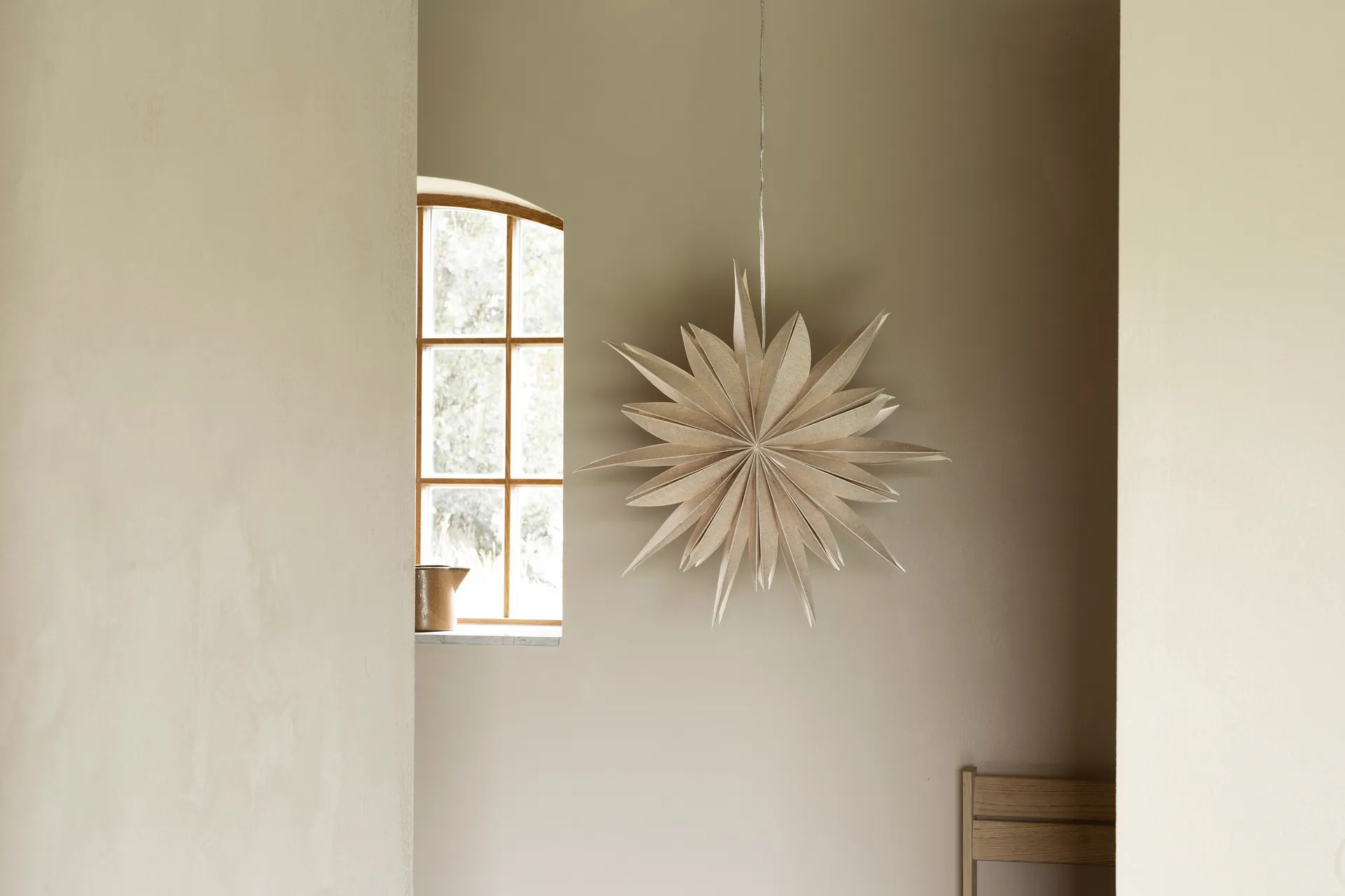 Χριστουγεννιάτικο Αστέρι Fiona Ø65 εκ, Natural Watt & Veke