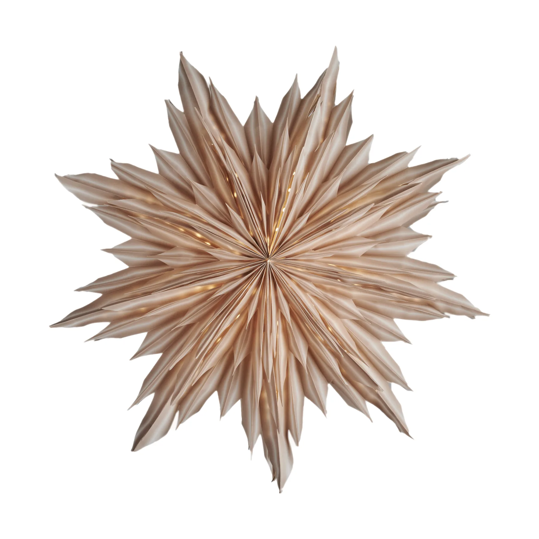 Helena χριστουγεννιάτικο αστέρι Ø44 εκ., Μπεζ Watt & Veke