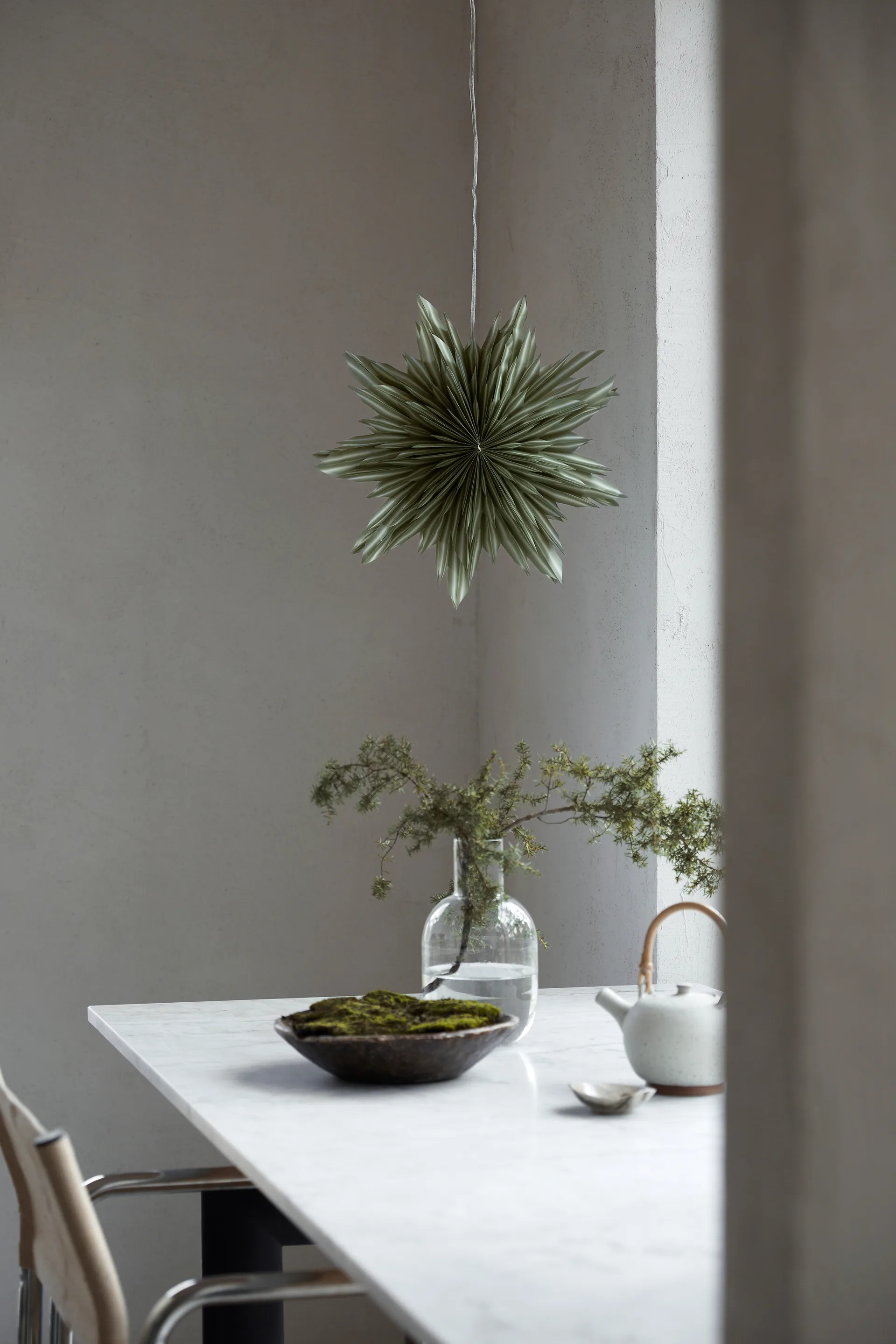 Helena χριστουγεννιάτικο αστέρι Ø44 εκ., Μπεζ Watt & Veke