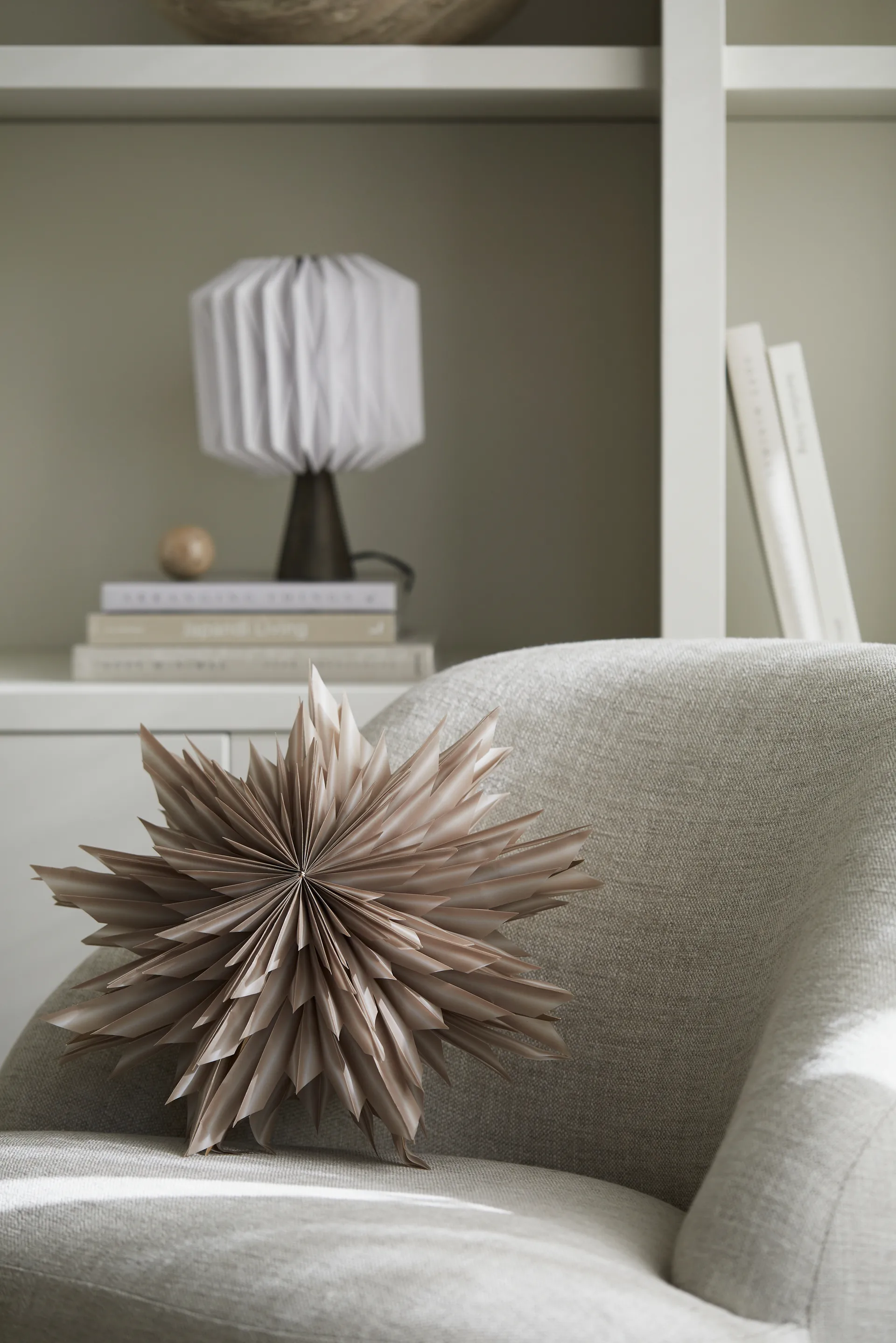 Helena χριστουγεννιάτικο αστέρι Ø44 εκ., Μπεζ Watt & Veke