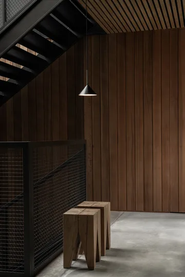 Kuro κρεμαστό φωτιστικό - Black, Ø17x9 cm - Watt & Veke