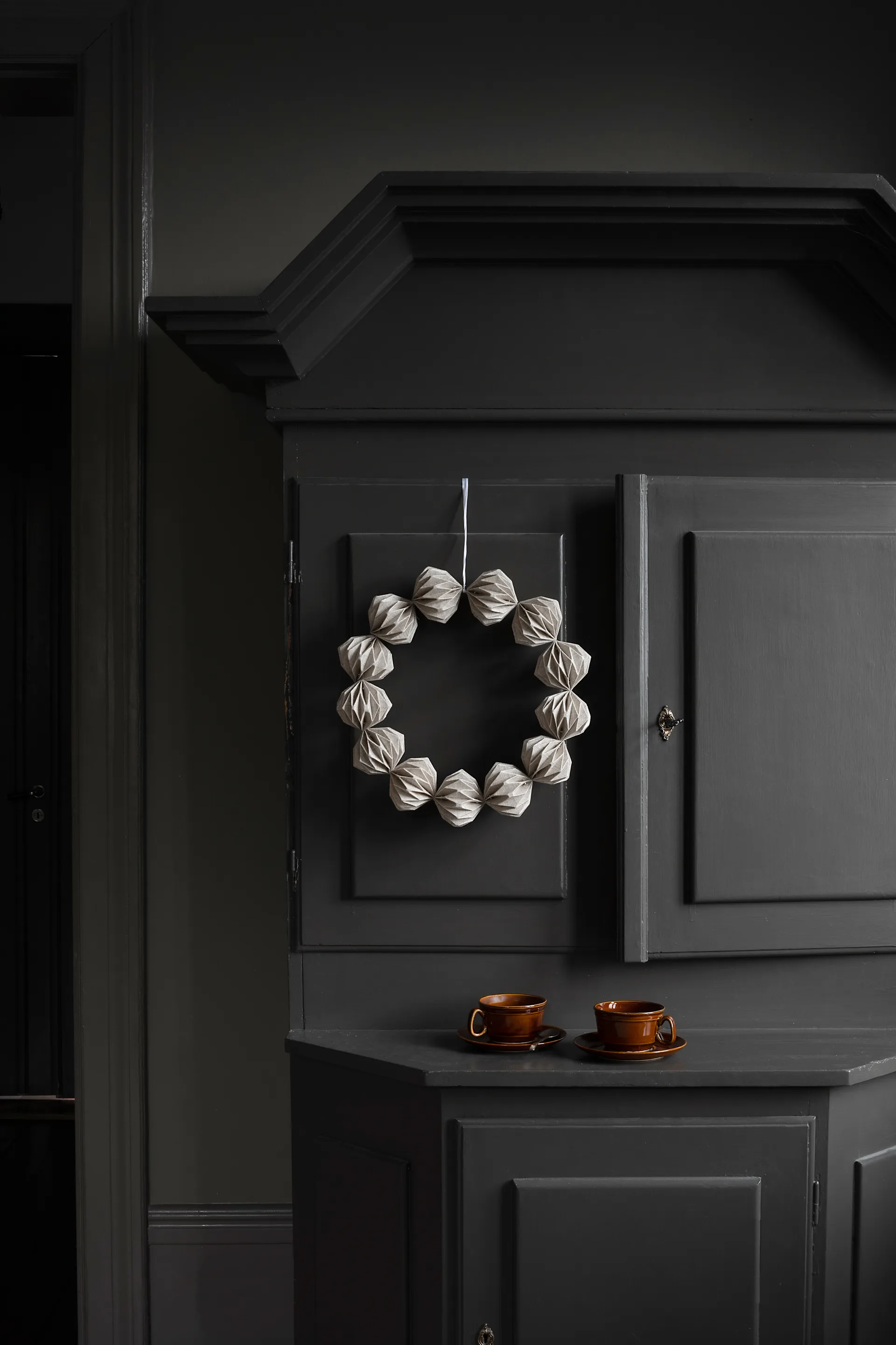 Στεφάνι Linn Ø40 cm, Natural Watt & Veke