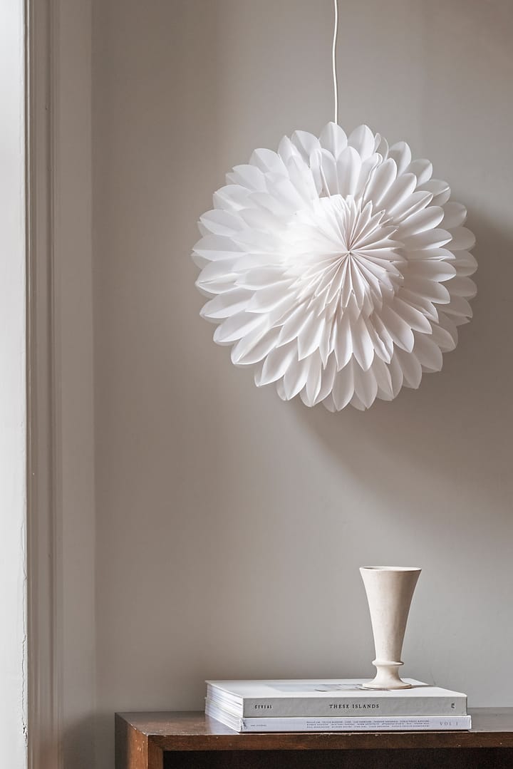 Lotus αστέρι παραμονής 44 cm, Λευκό Watt & Veke