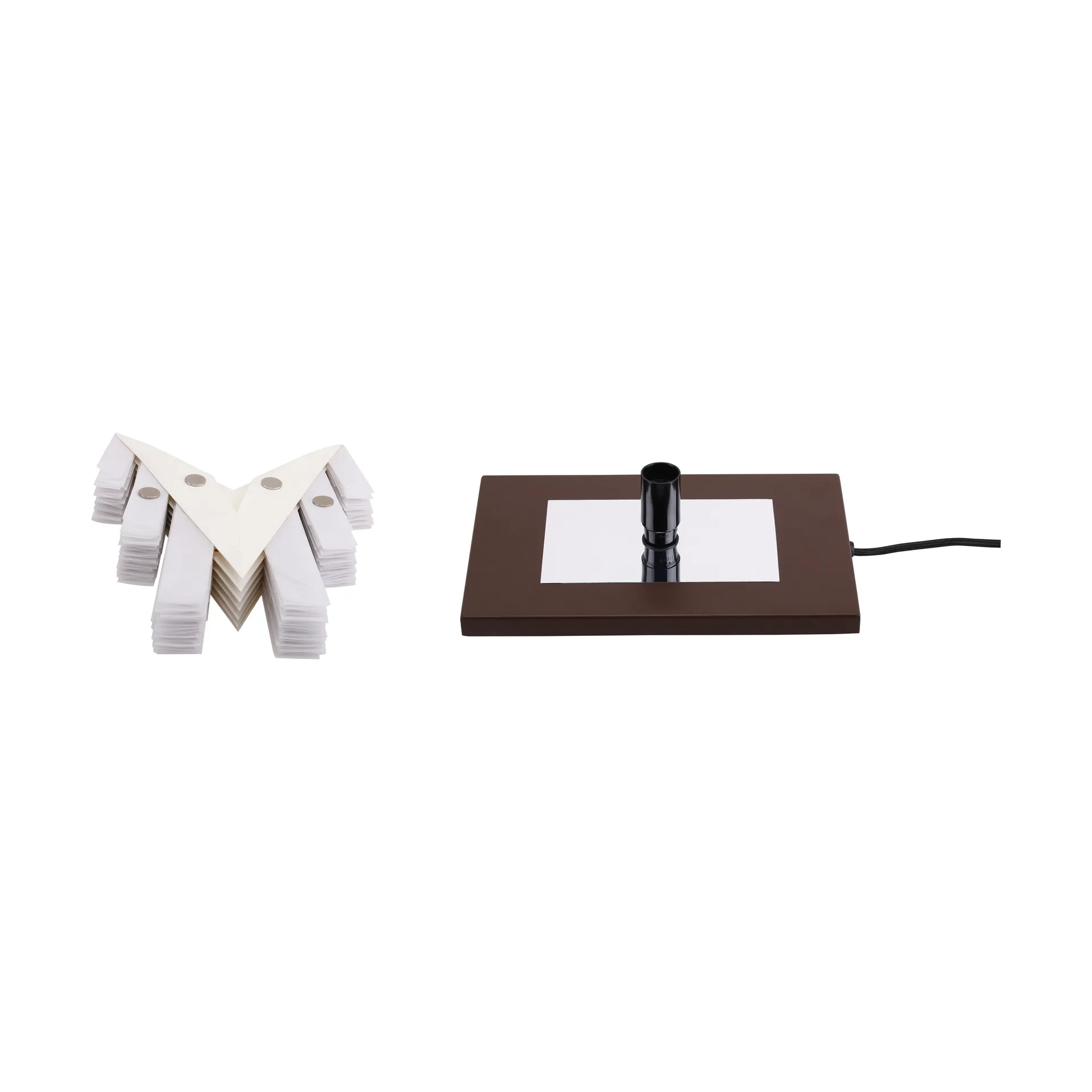 Mezza Snöblomma επιτραπέζιο αστέρι, White-coffee Watt & Veke