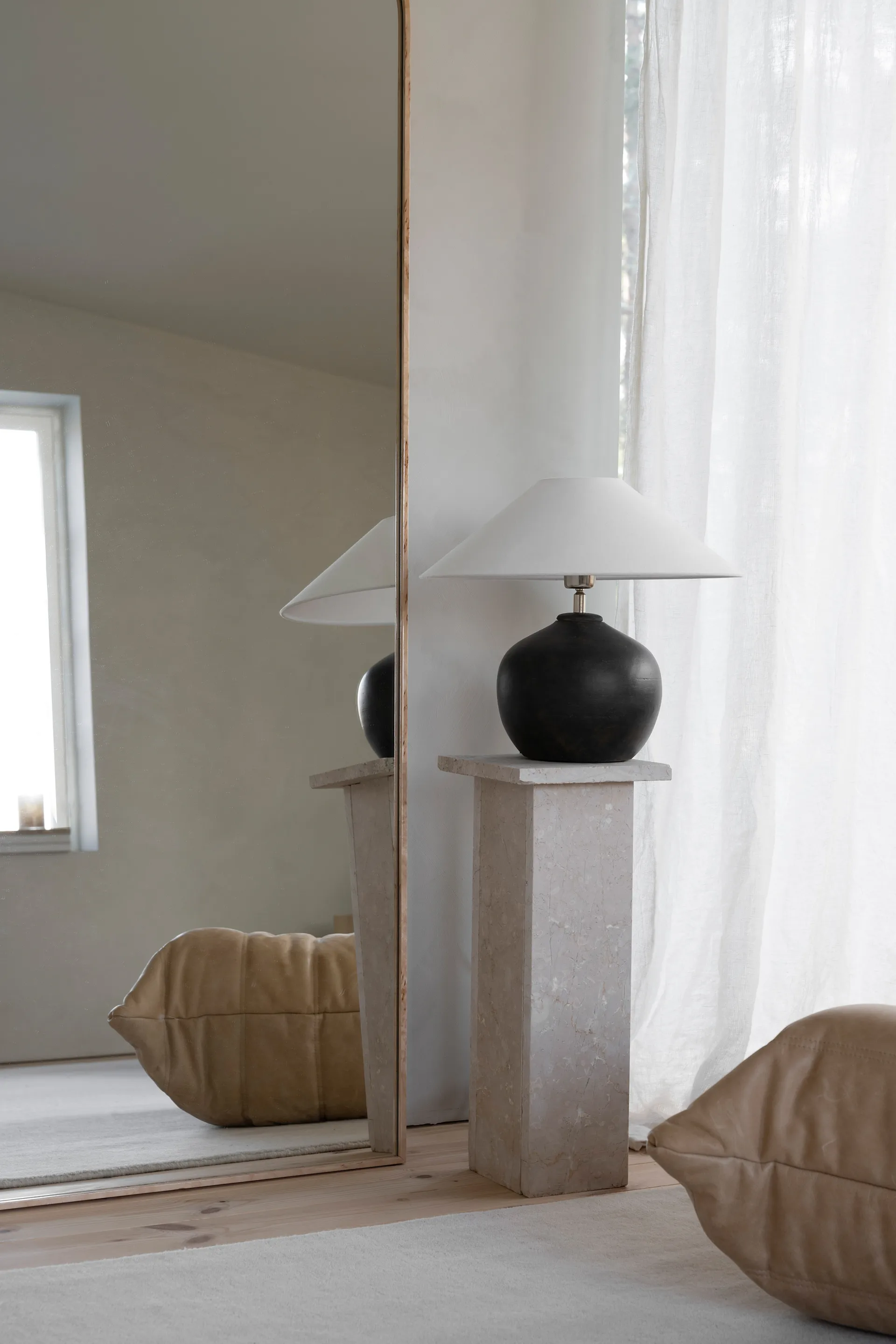 Βάση λάμπας Mona 28 εκ, Black Watt & Veke