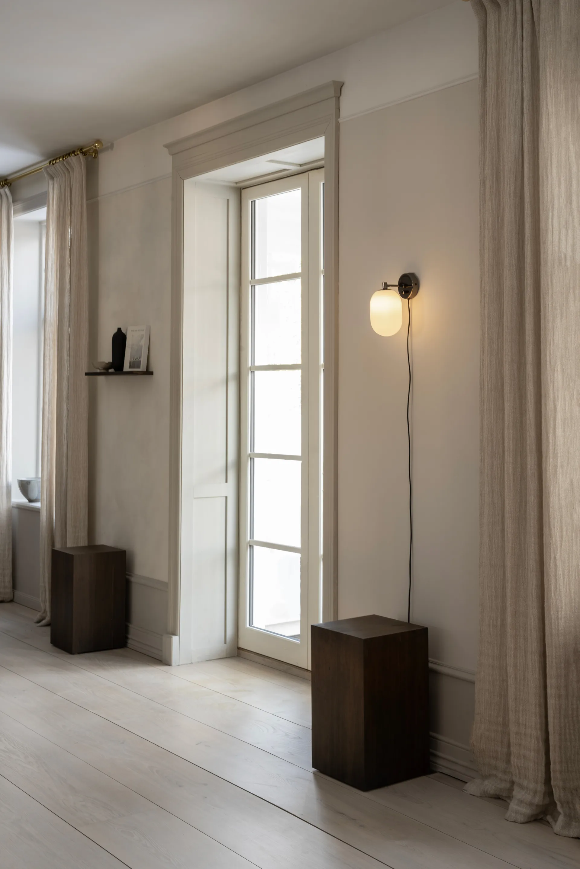 Noor επιτοίχιο φωτιστικό 18 cm, Λευκό Watt & Veke