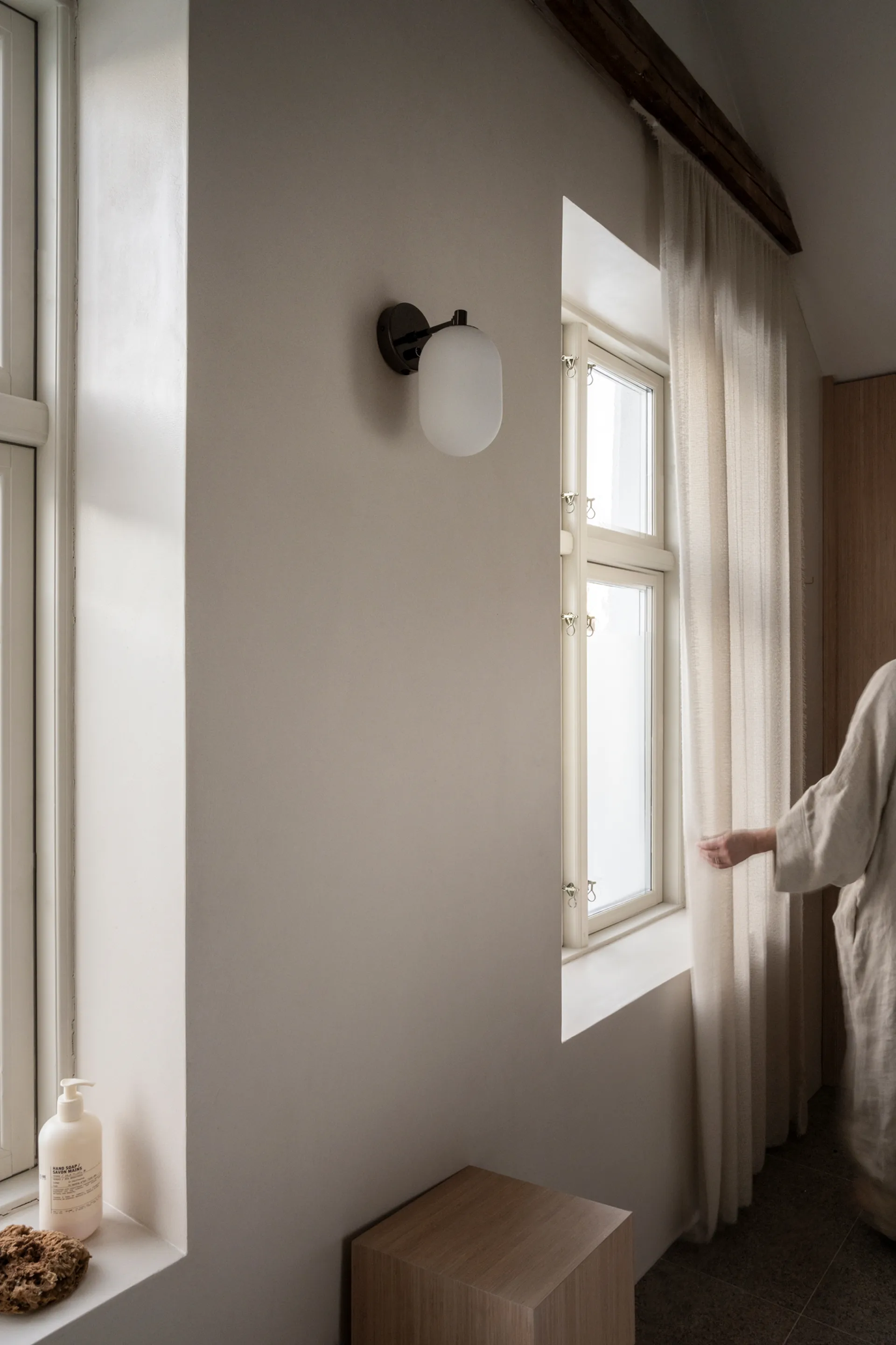 Noor επιτοίχιο φωτιστικό 18 cm, Λευκό Watt & Veke