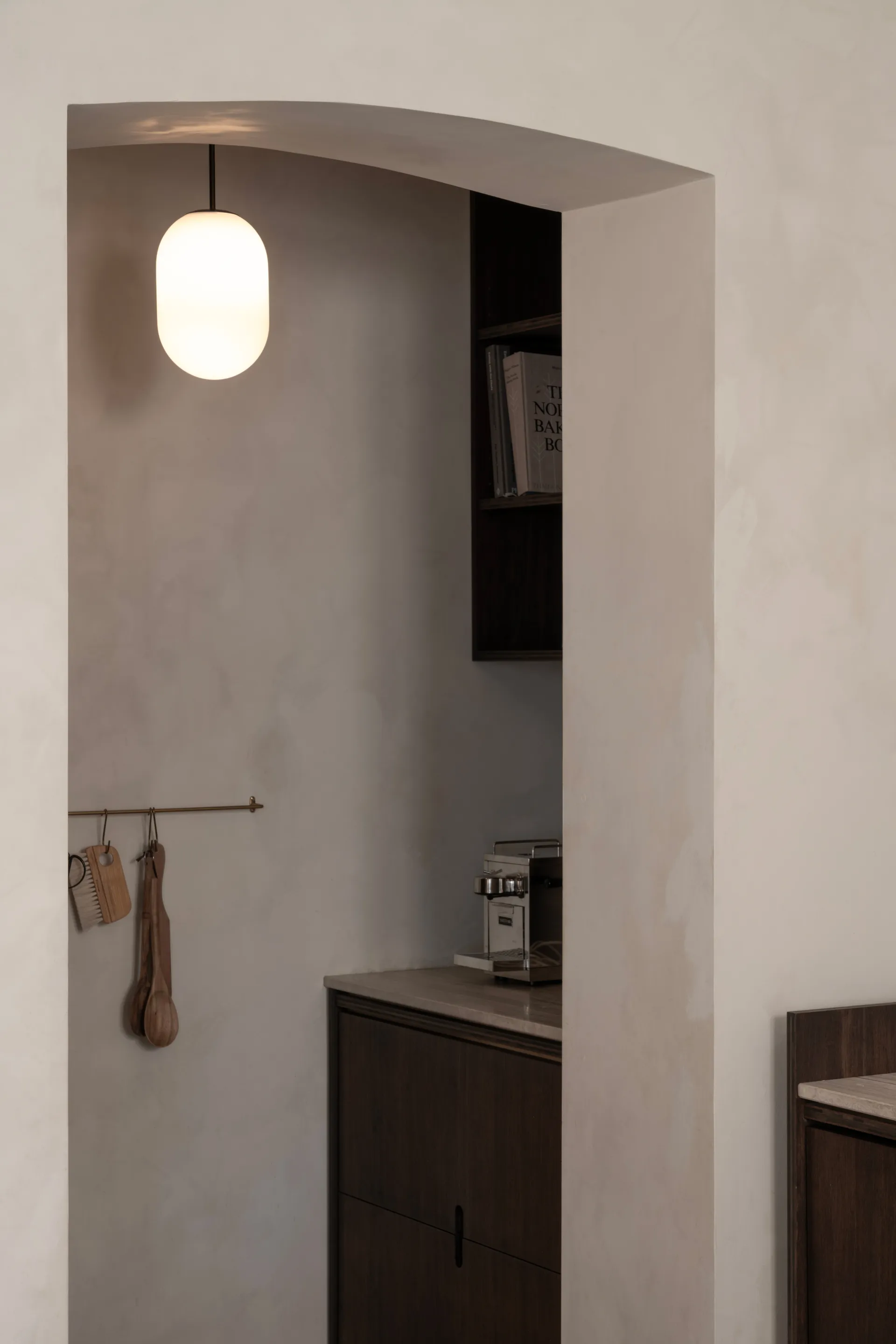 Noor κρεμαστό φωτιστικό M Ø18 cm, Λευκό Watt & Veke