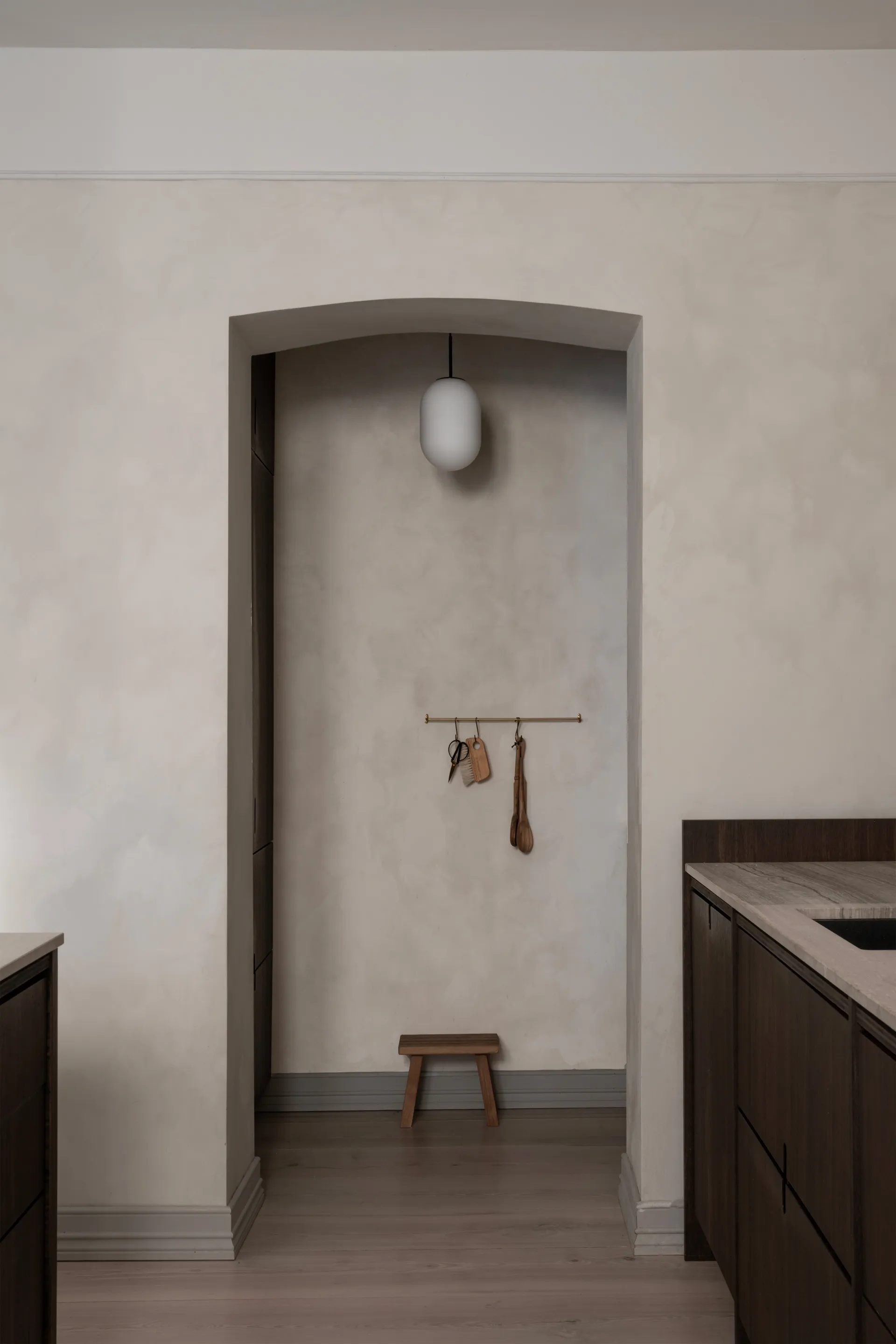 Noor κρεμαστό φωτιστικό M Ø18 cm, Λευκό Watt & Veke