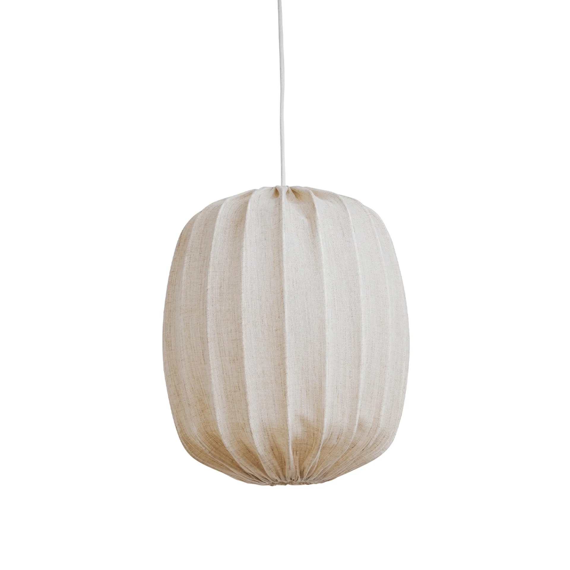 Καπάκι φωτιστικού Prisma Ø25 cm λινάτσα, Natural Watt & Veke