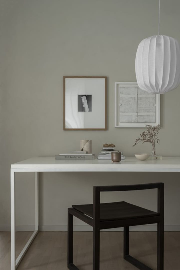 Αμπαζούρ Prisma Ø35 cm από λινό ύφασμα, White Watt & Veke