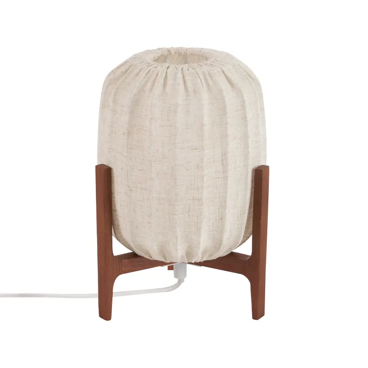 Λάμπα τραπεζιού Prisma - Dark ash-Natural, Mini Ø16x24,3 cm - Watt & Veke