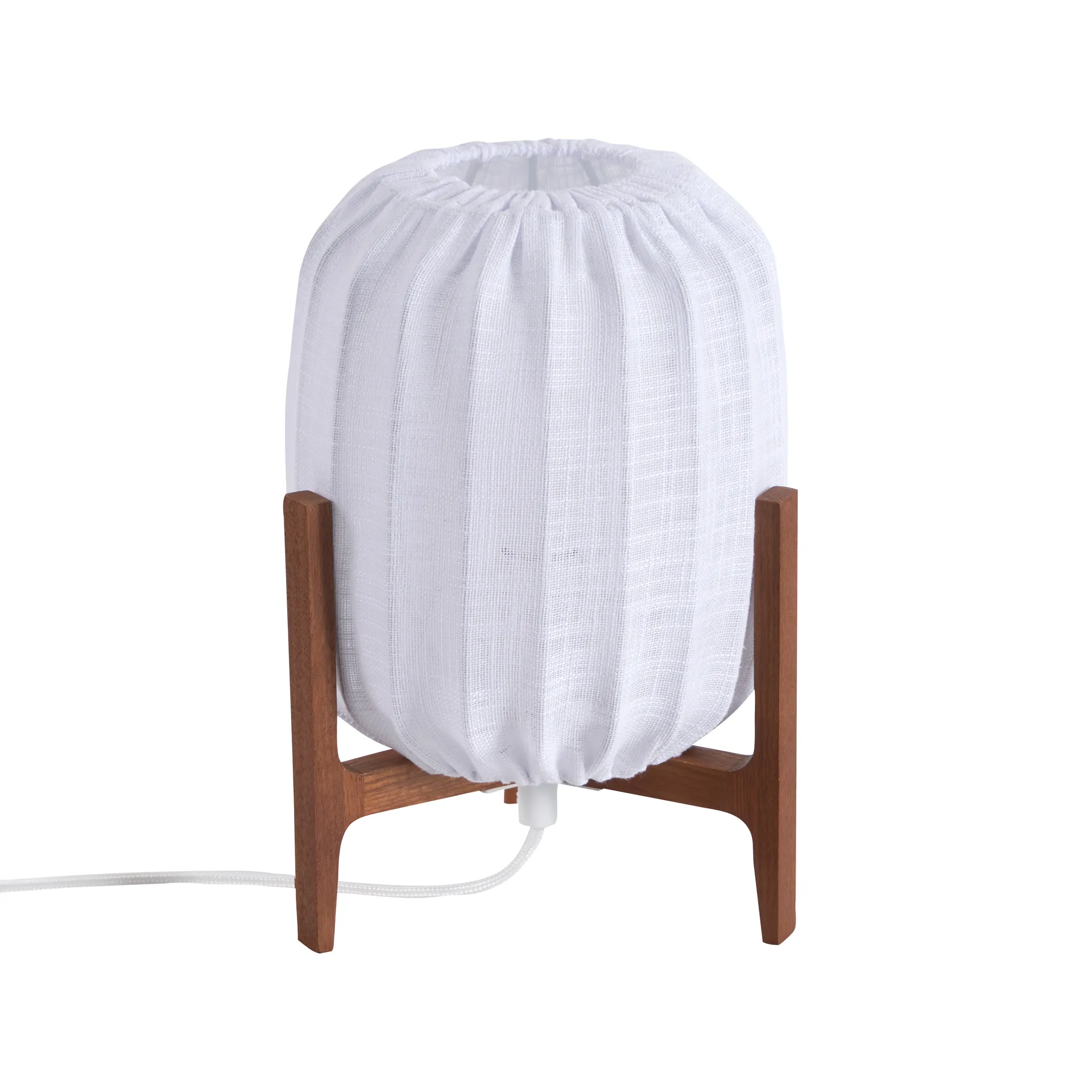 Λάμπα τραπεζιού Prisma, Dark ash-White, Mini Ø16x24,3 cm Watt & Veke