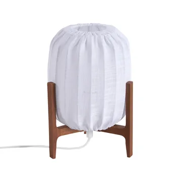 Λάμπα τραπεζιού Prisma - Dark ash-White, Mini Ø16x24,3 cm - Watt & Veke